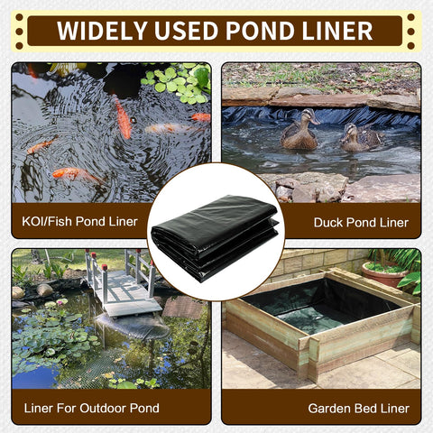 yeezoo raised bed waterproof liner for garden ponds and planters