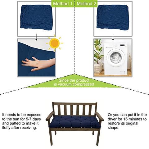 Yefound bright green outdoor cushion collection enhances garden seating aesthetics.