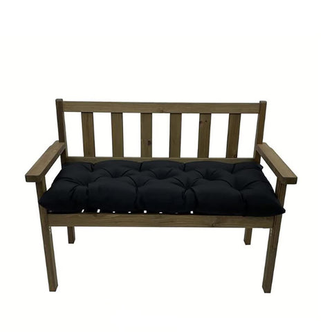 Yefound black outdoor bench cushion top view for patio comfort