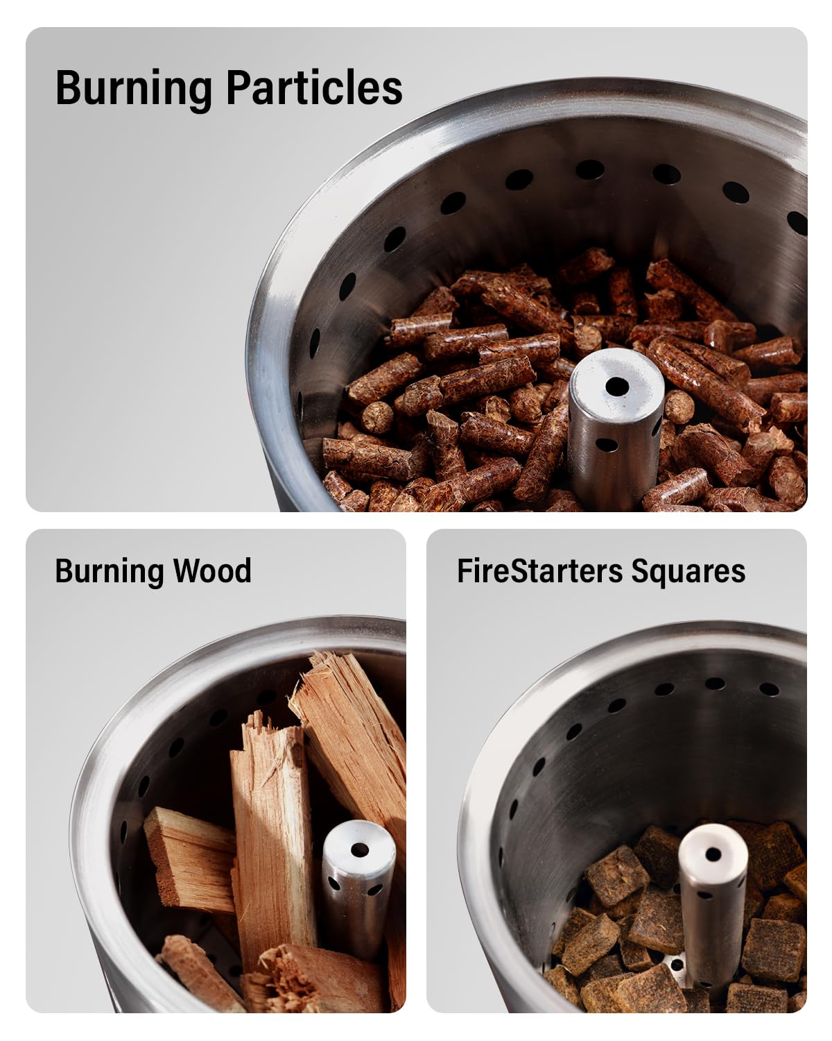 YEFU easy ignition offers quick, hassle-free starts.