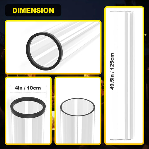 YEHERIT quartz glass material resists high temperatures outdoors