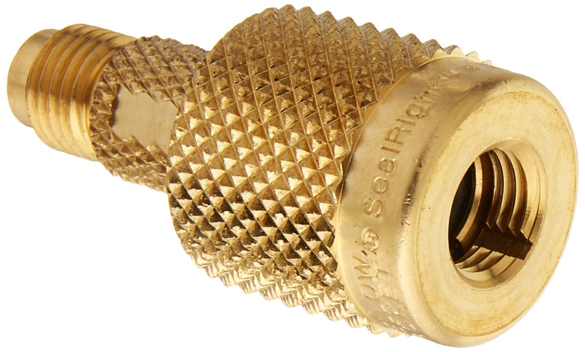 Yellow Jacket 19109 quick coupler for 1/4 in hoses, brass construction for fast connections