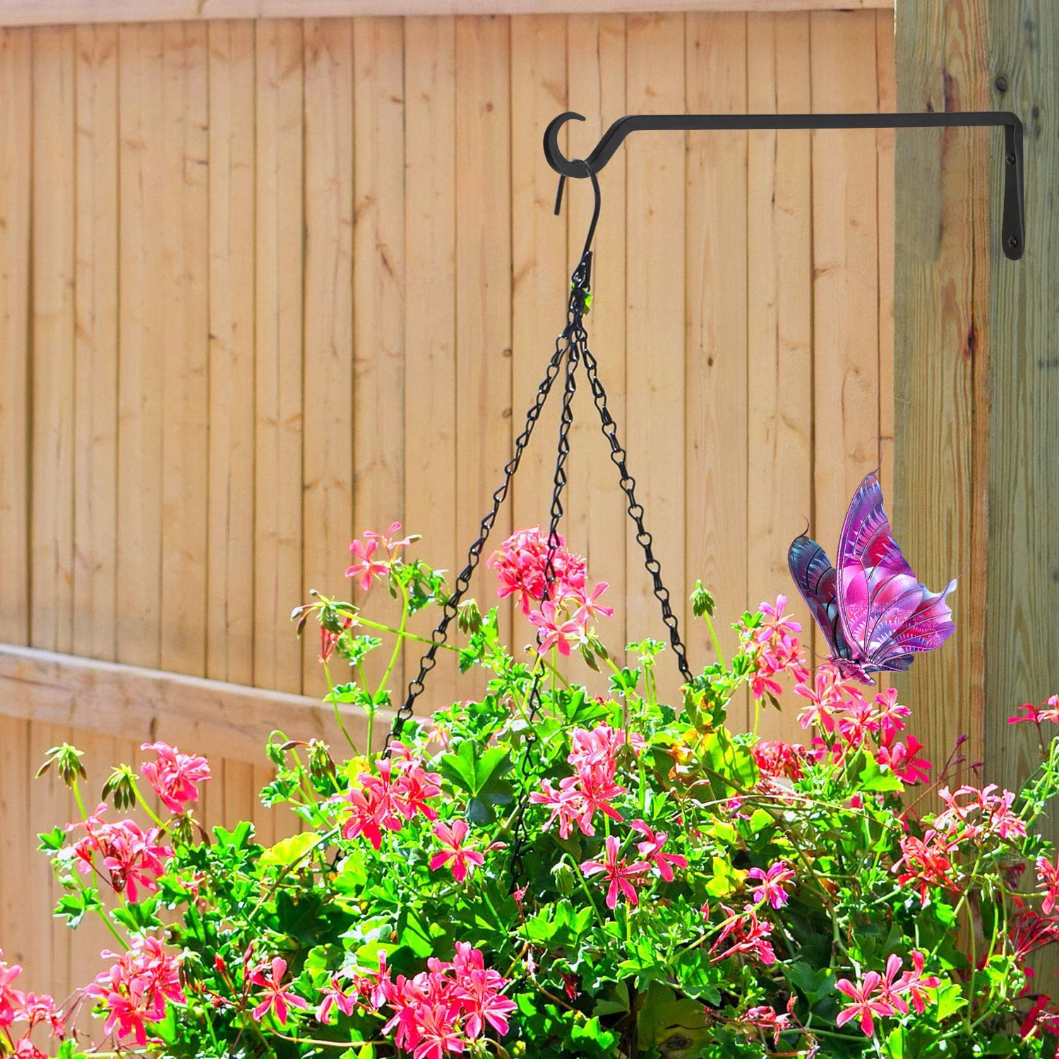 YELOKIE 2-pack with screws enables quick setup for planters and lanterns.