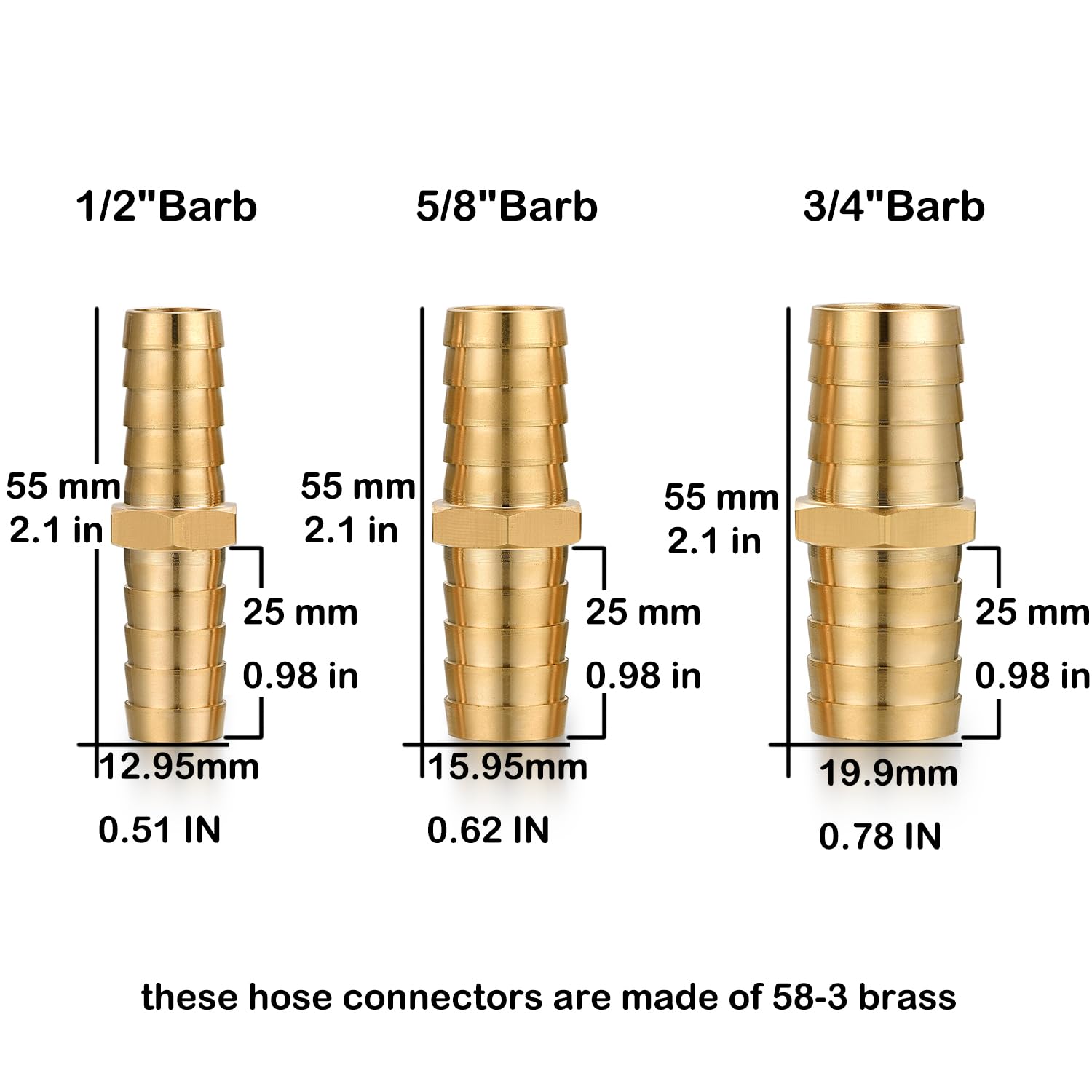 YELUN 304 stainless tightening clamps provide secure, corrosion-resistant hose connections