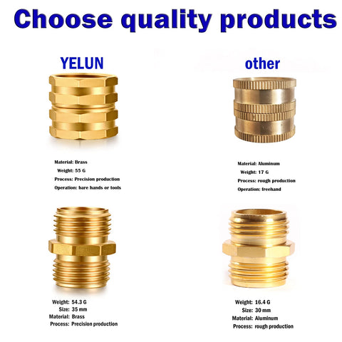 YELUN brass hose washers pack for tight seals