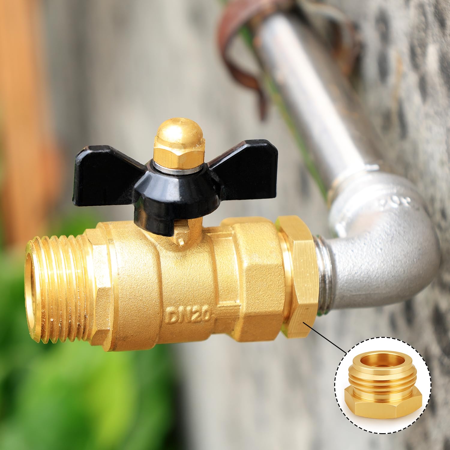 YELUN image showing hose connection setup in action