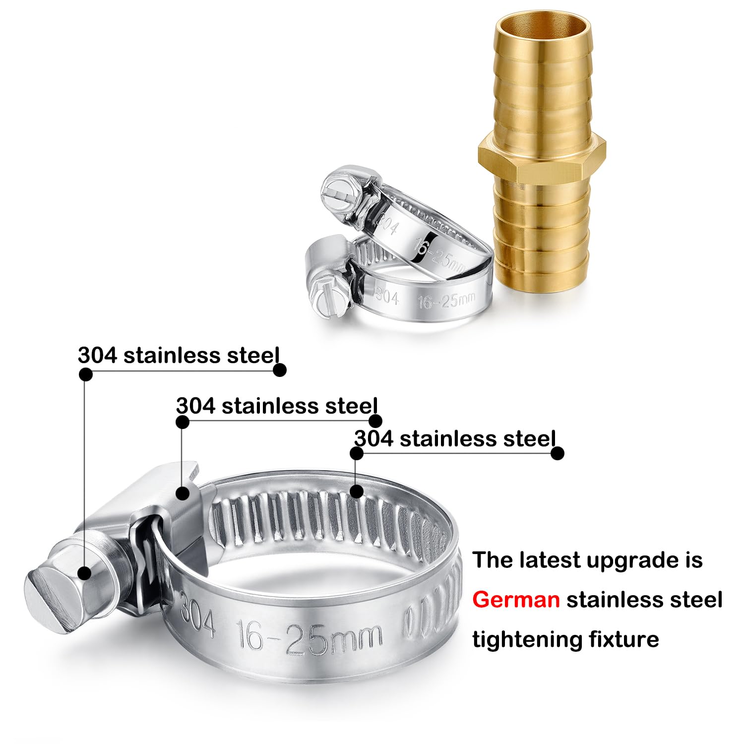 YELUN hose repair kit with 3/4-inch barb fittings enables quick field fixes