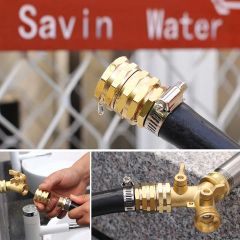 YELUN leak-free water connection setup in use