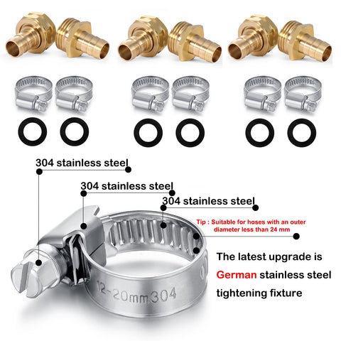 YELUN stainless steel clamps ensure tight, leak-free hose connections.