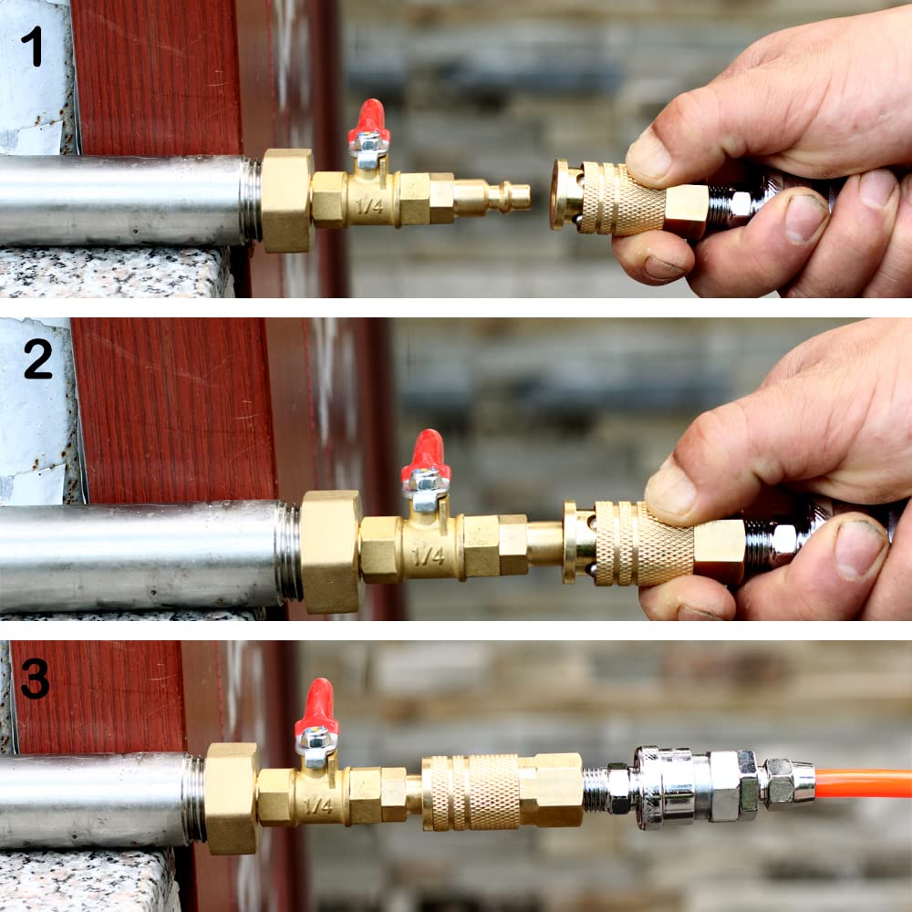 YELUN winterize setup in use shows simple operation.