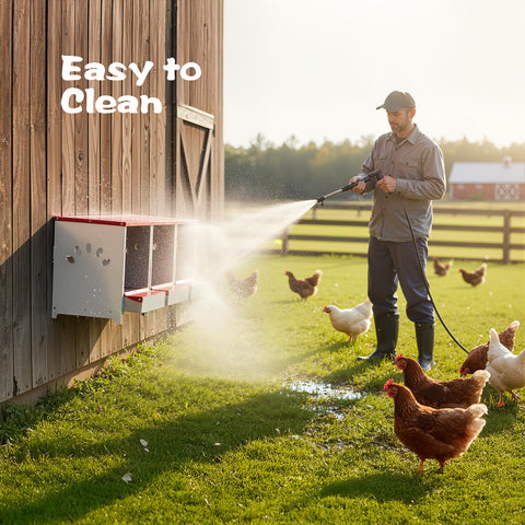 YENAM swing perch inside nesting box for comfort