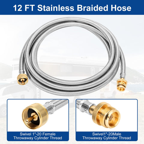 Yendse brass tee kit enables multiple, leak-safe propane uses.