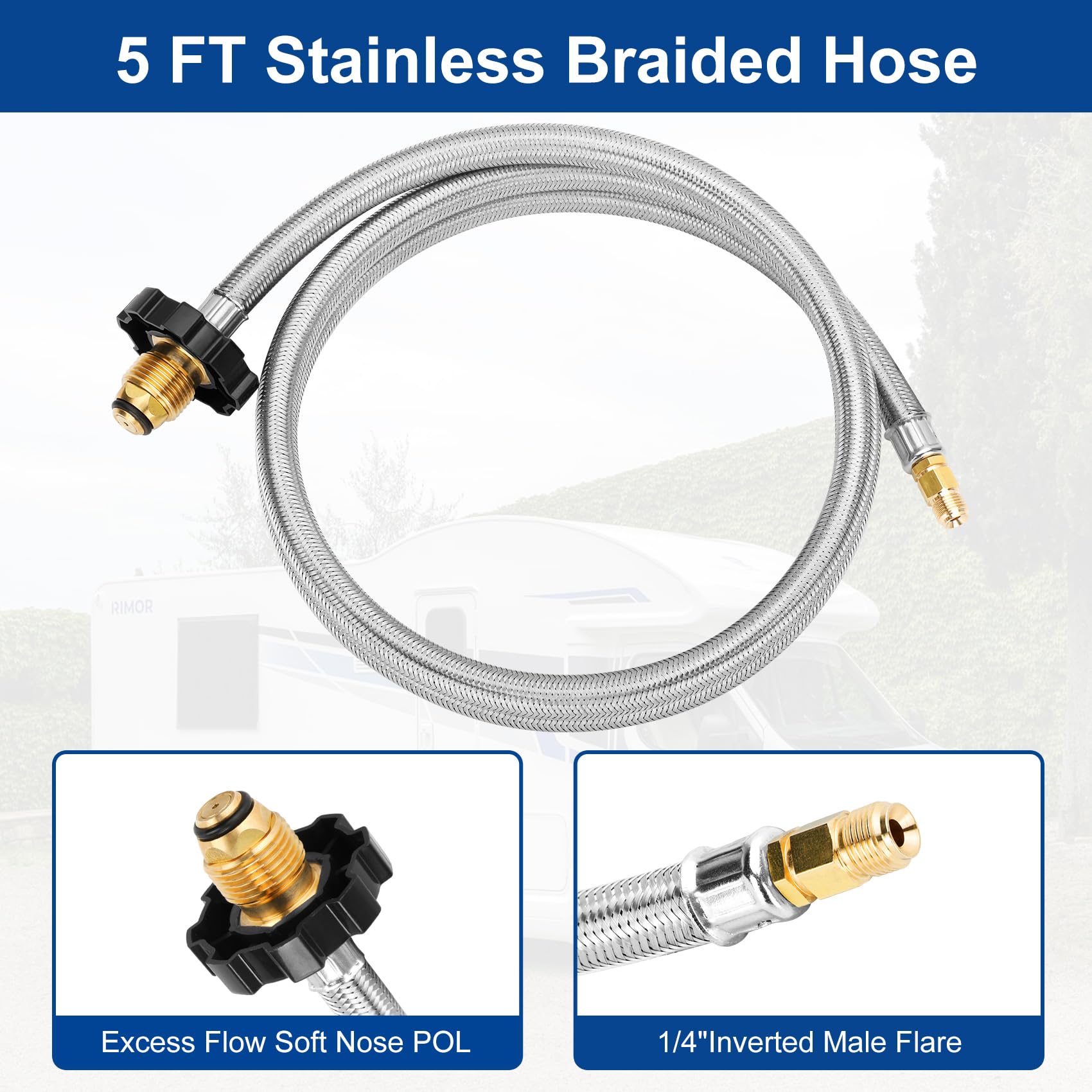 Yendse sealing tape helps secure leak-proof fittings.