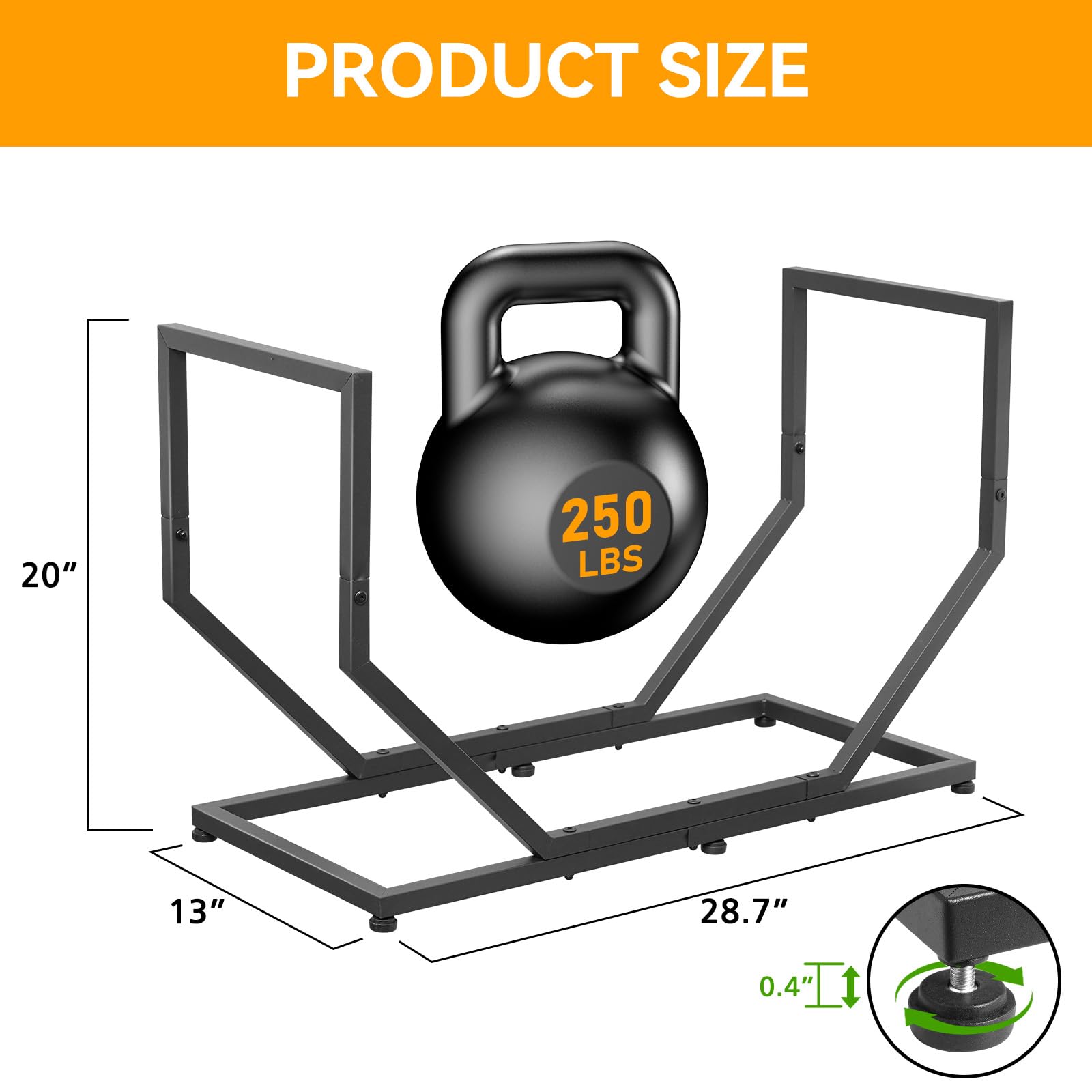 YENGOTH Firewood Rack weatherproof finish resists rust and rain outdoors