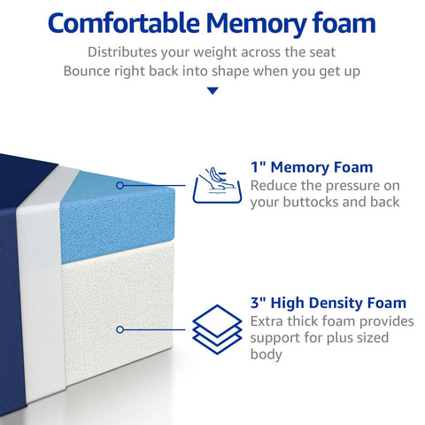 YENING navy 23x23 square cushion designed for larger outdoor seating