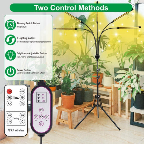 yentbokj full-spectrum plant light provides balanced spectrum for healthy indoor growth
