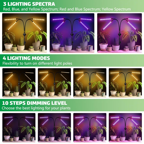 Yentbokj grow light timer remote enables hands-free scheduling for consistent care.