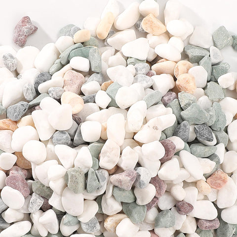 YENXIKU natural pebble mix for planters supports drainage with stylish display.