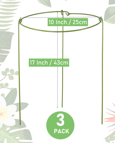 YEOAUM adjustable 3-leg design adapts to varying plant heights quickly.