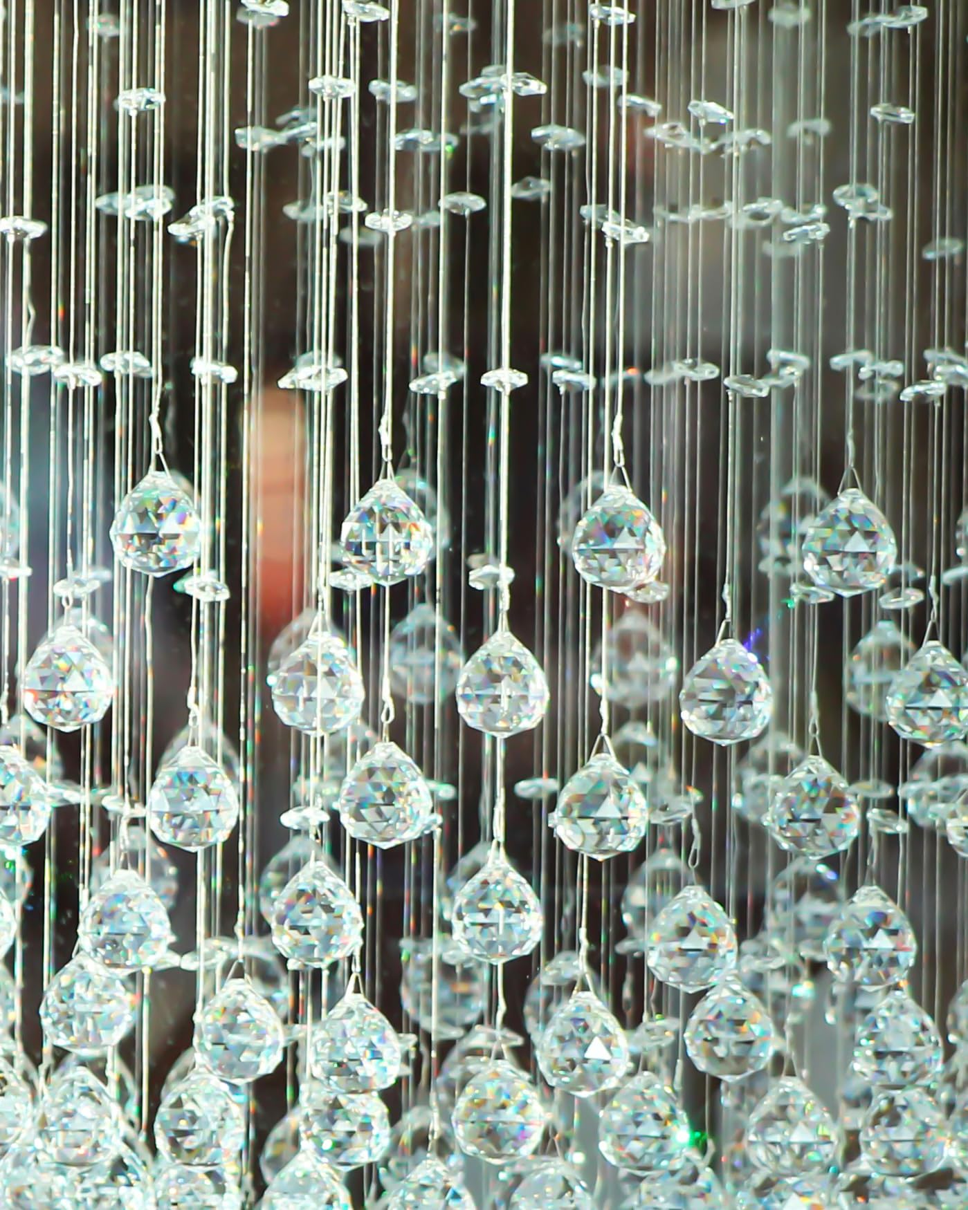YEOAUM Rainbow prism suncatcher elevates indoor lighting with shimmering light dispersion.