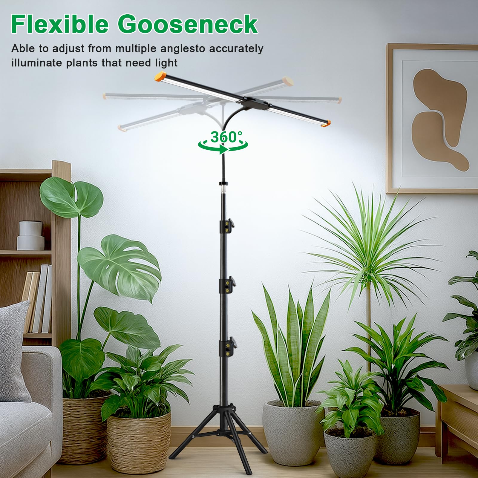 YEOLEH dimmable timer enables customized light cycles for seedlings.