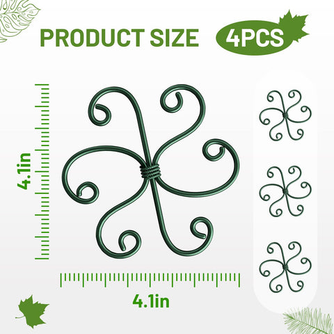 Yeomant green iron monstera-support-2 shows versatile stake setup for climbing indoor plants.
