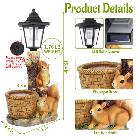 YEPOTUE resin garden statue built for year-round weather resistance