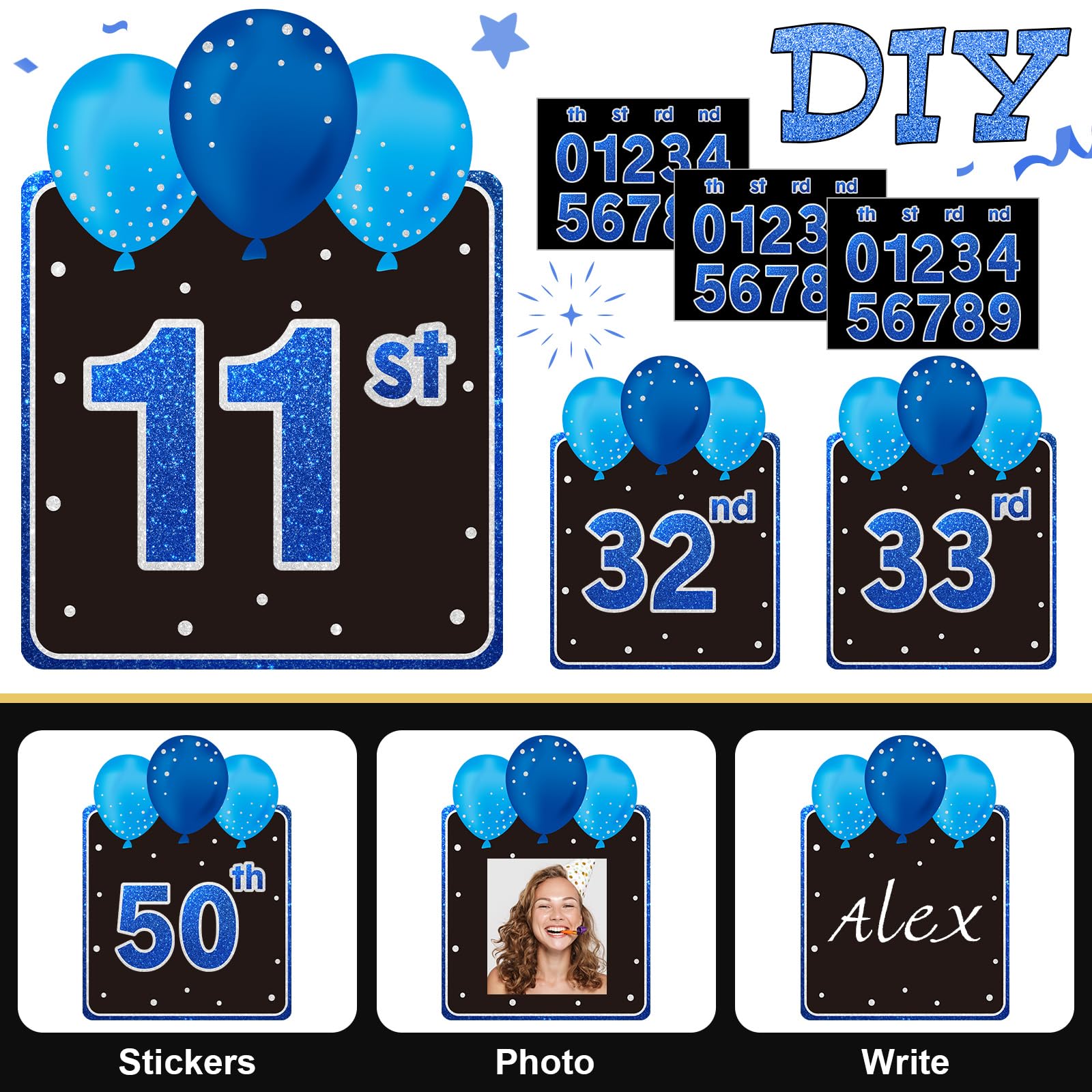 Yerliker 13.4-inch letter signs ensure clear visibility from afar