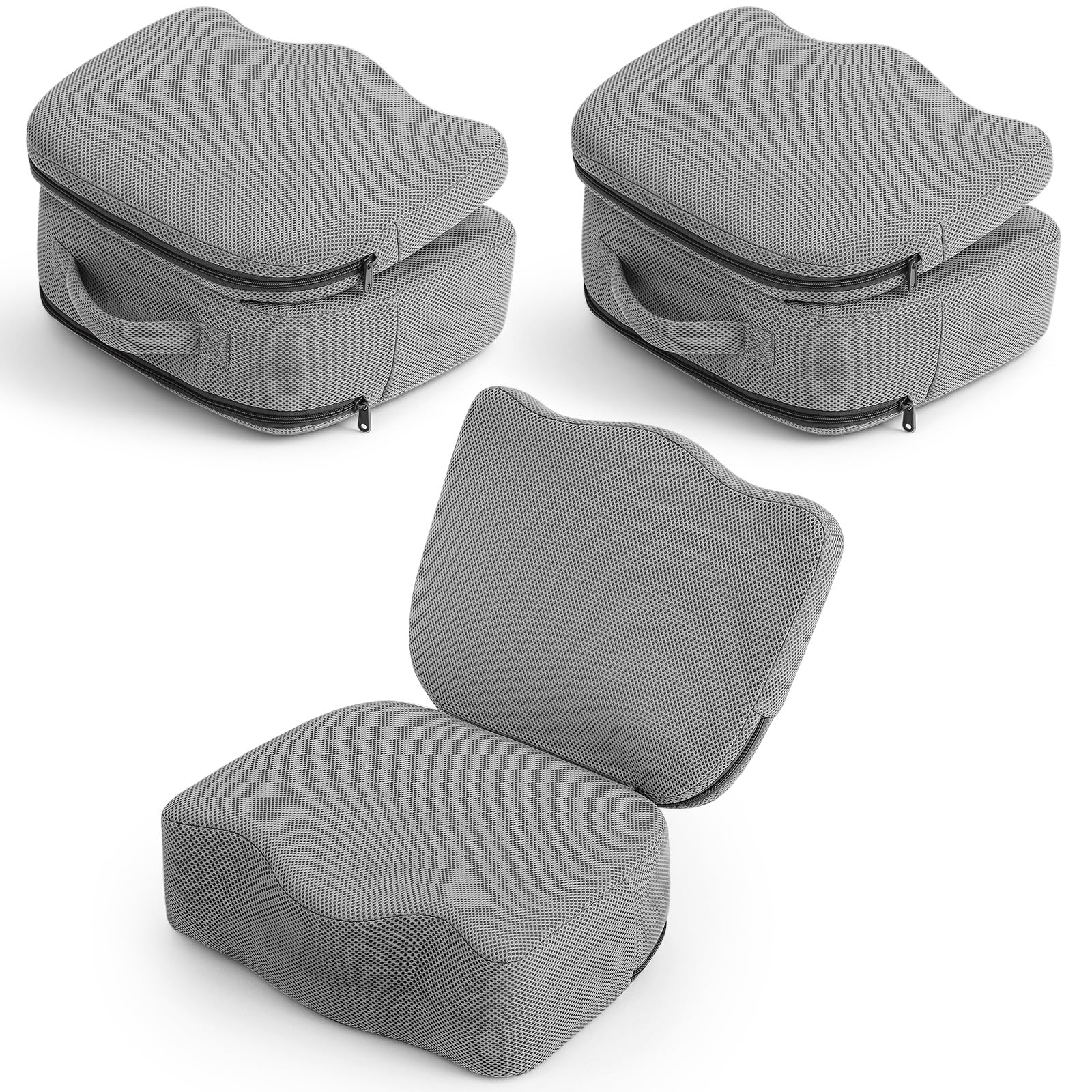 Yerliker foldable gray hot tub booster seat front view with height boost