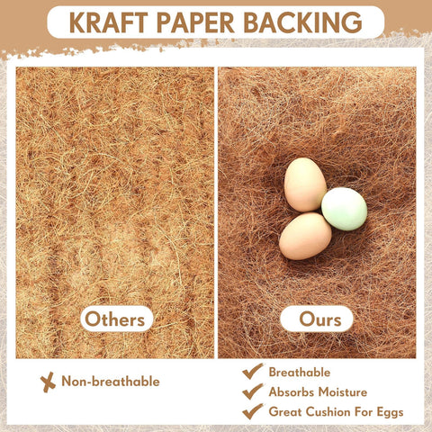Yerliker hygienic-egg-box environment helps keep coop dry and fresh.