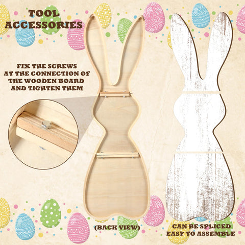 Yerliker yard garden bunny decoration creates a charming outdoor focal point.