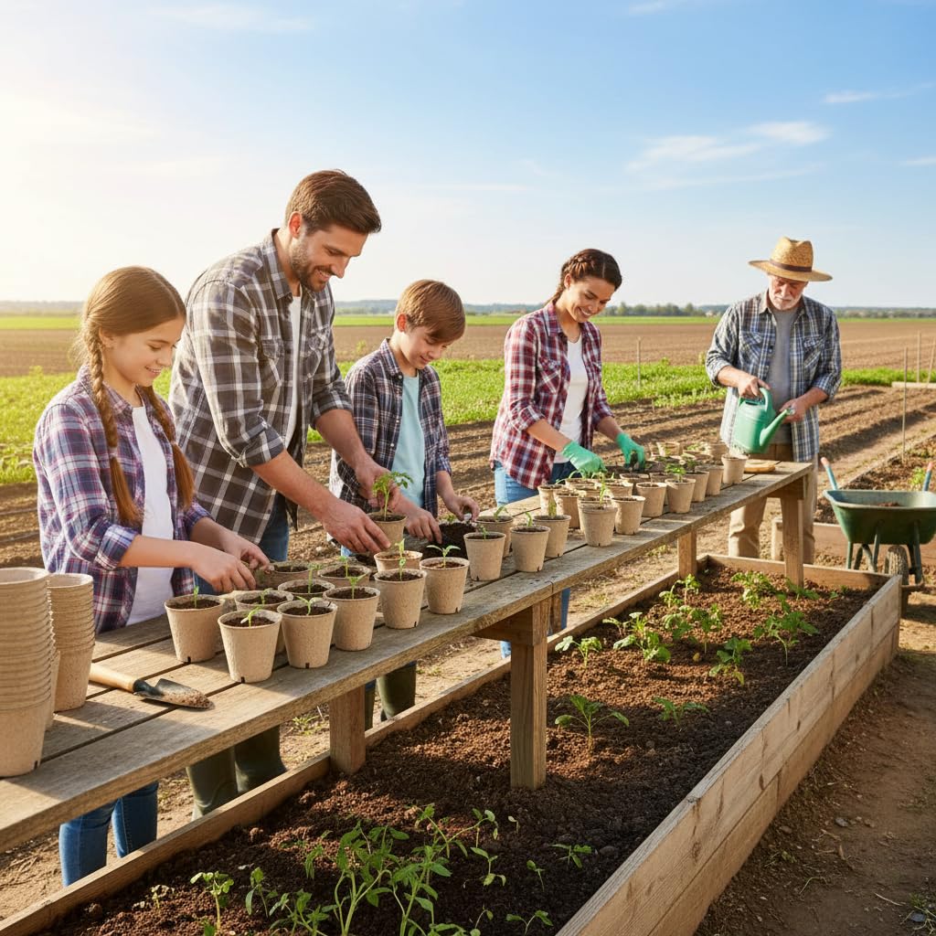 YESIACE 126-pack provides ample starter pots for larger seed projects