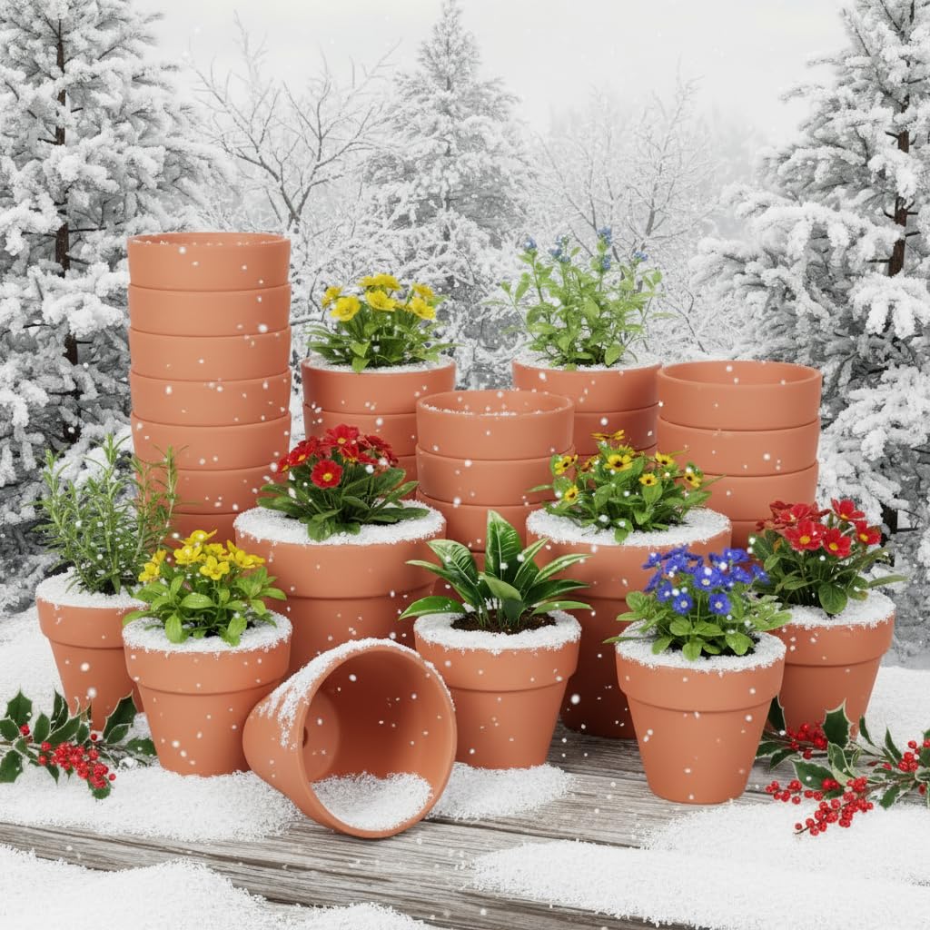 YESIACE terracotta pot arrangement for wedding centerpiece ideas.