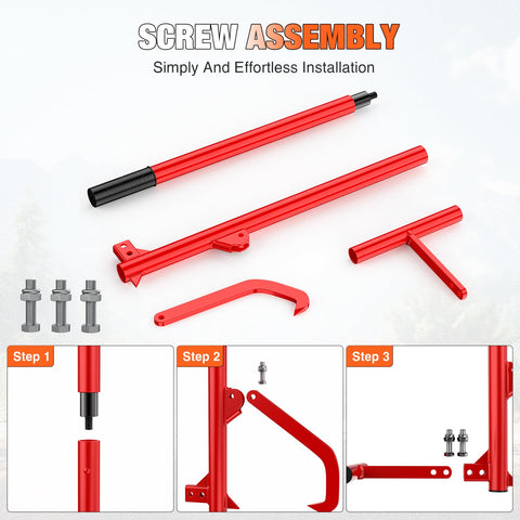 Yesker easy-assembly uses non-slip screws for quick setup.