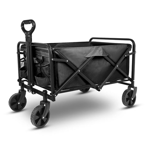 Yesker Foldable Wagon displaying collapsible frame for easy storage and transport