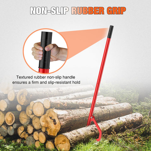 Yesker heavy-duty log lifter assists lifting and moving large firewood safely.