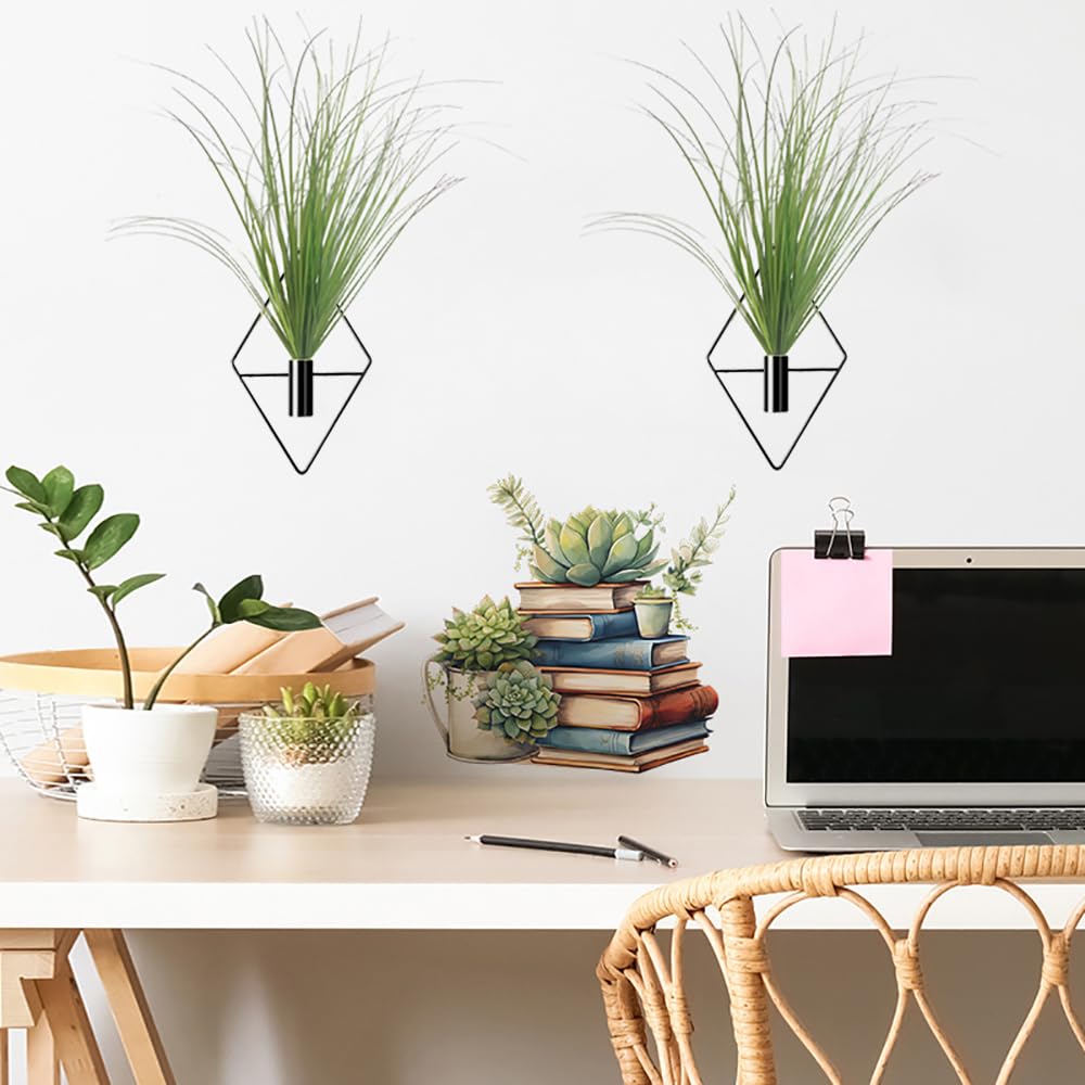 YESKY artificial plants set of six included for instant color and low maintenance decor