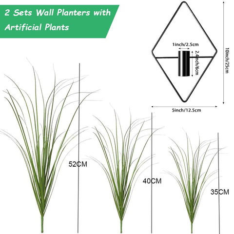 YESKY gift-ready wall planter pair ideal for housewarming or birthday