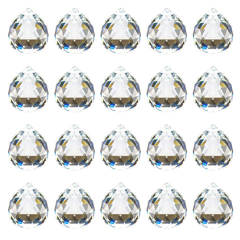 Yesland crystal ball prism 40mm hanging creates rainbow sunbeams in chandeliers