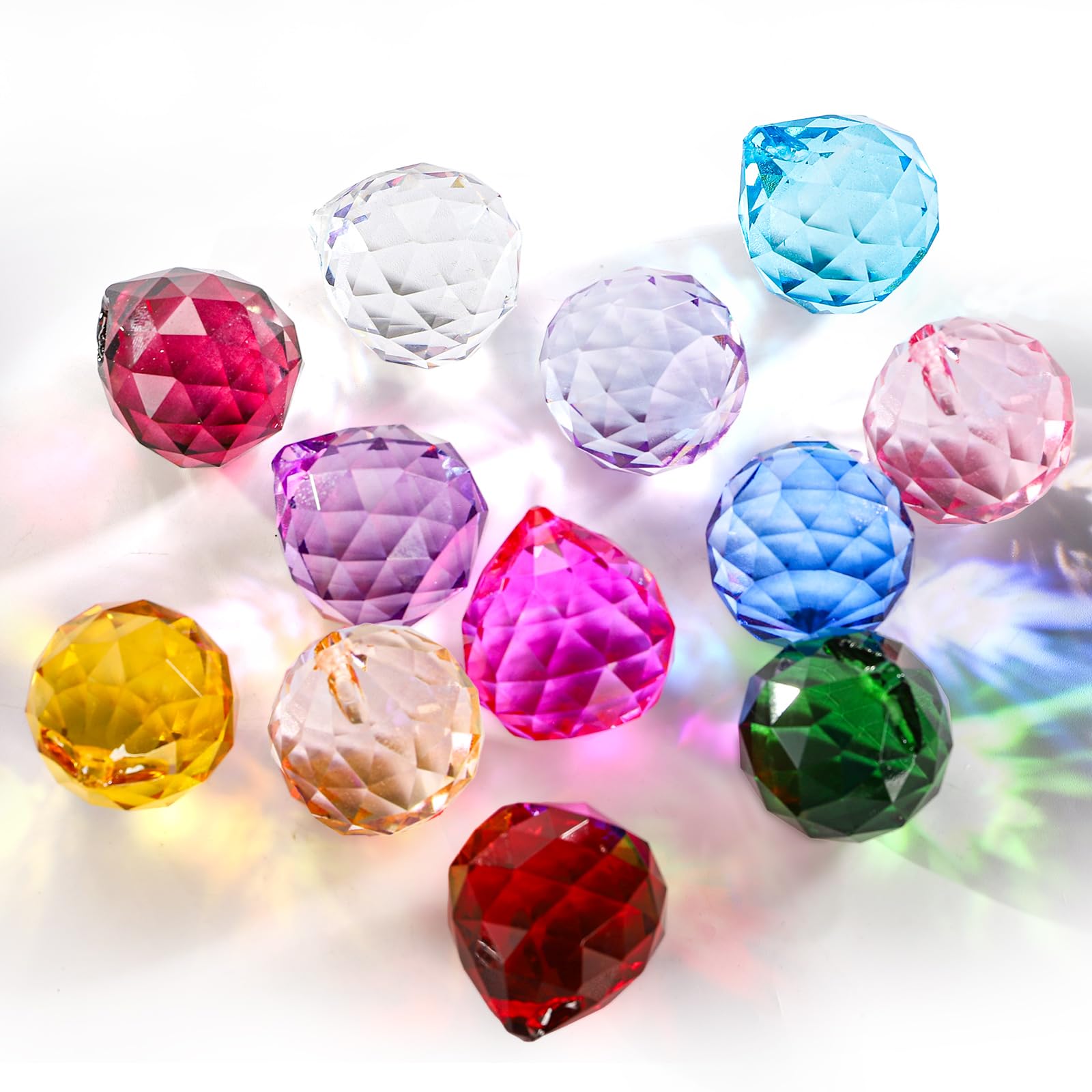 Yesland rainbow suncatcher prisms ideal for wedding table decor