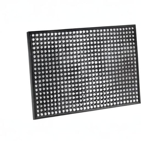 Yesland durable-materials closeup stresses long-lasting rubber construction for busy entrances.