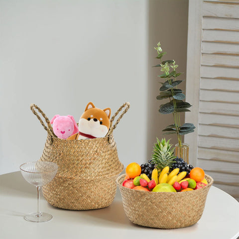 Yesland seagrass home decor basket for gift-ready presentation.