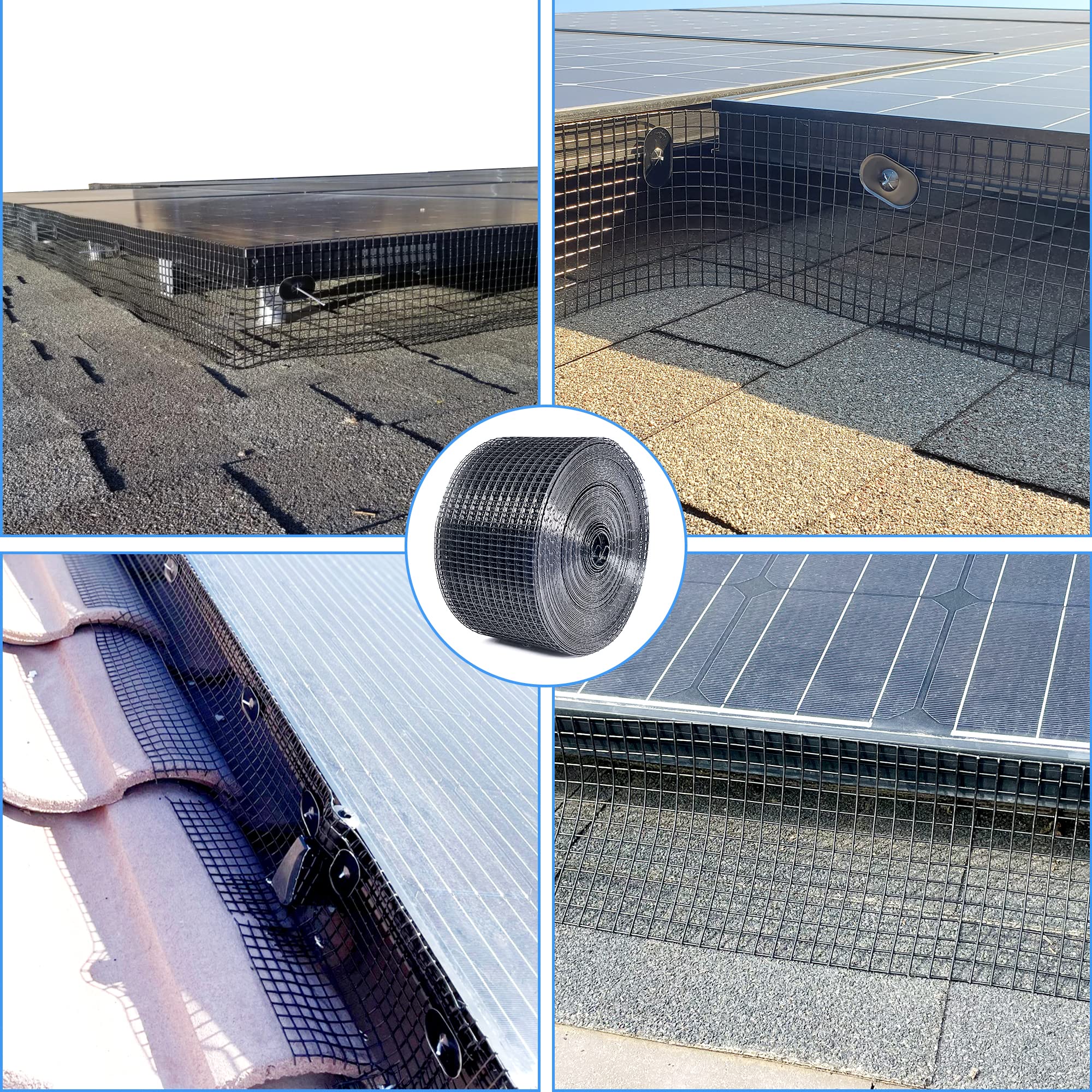 YESON Solar Panel Guard 120 fasteners included for complete setup.
