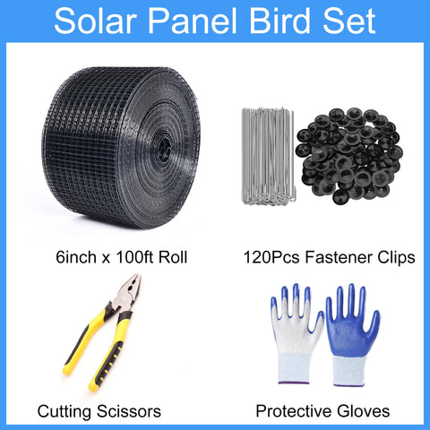 YESON Solar Panel Guard complete accessories showcase for fast installation.