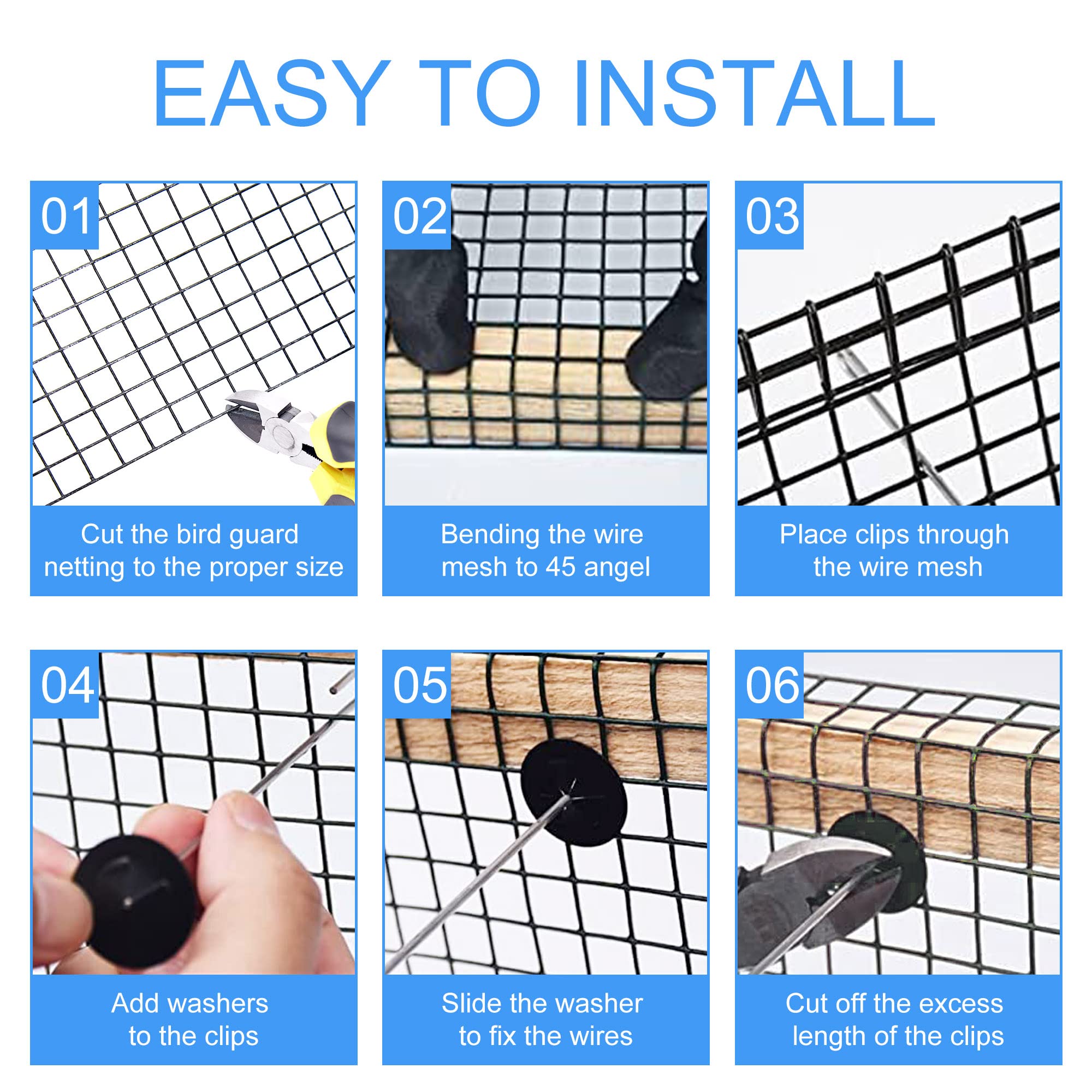 YESON Solar Panel Guard versatile uses include vents and decorative mesh.