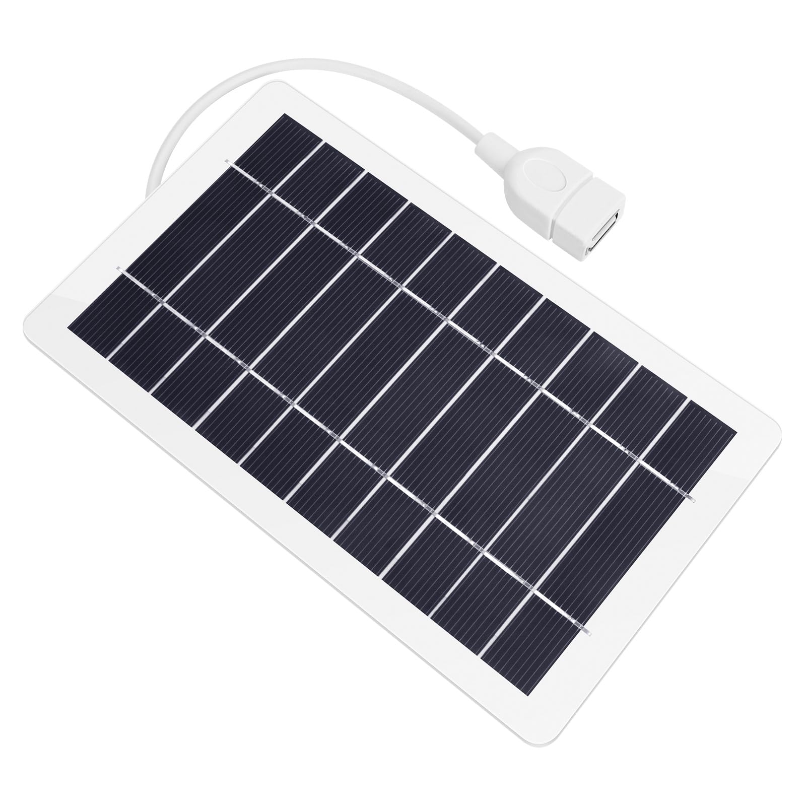 YESSZ USB Solar Panel Charger front view for quick setup on the go
