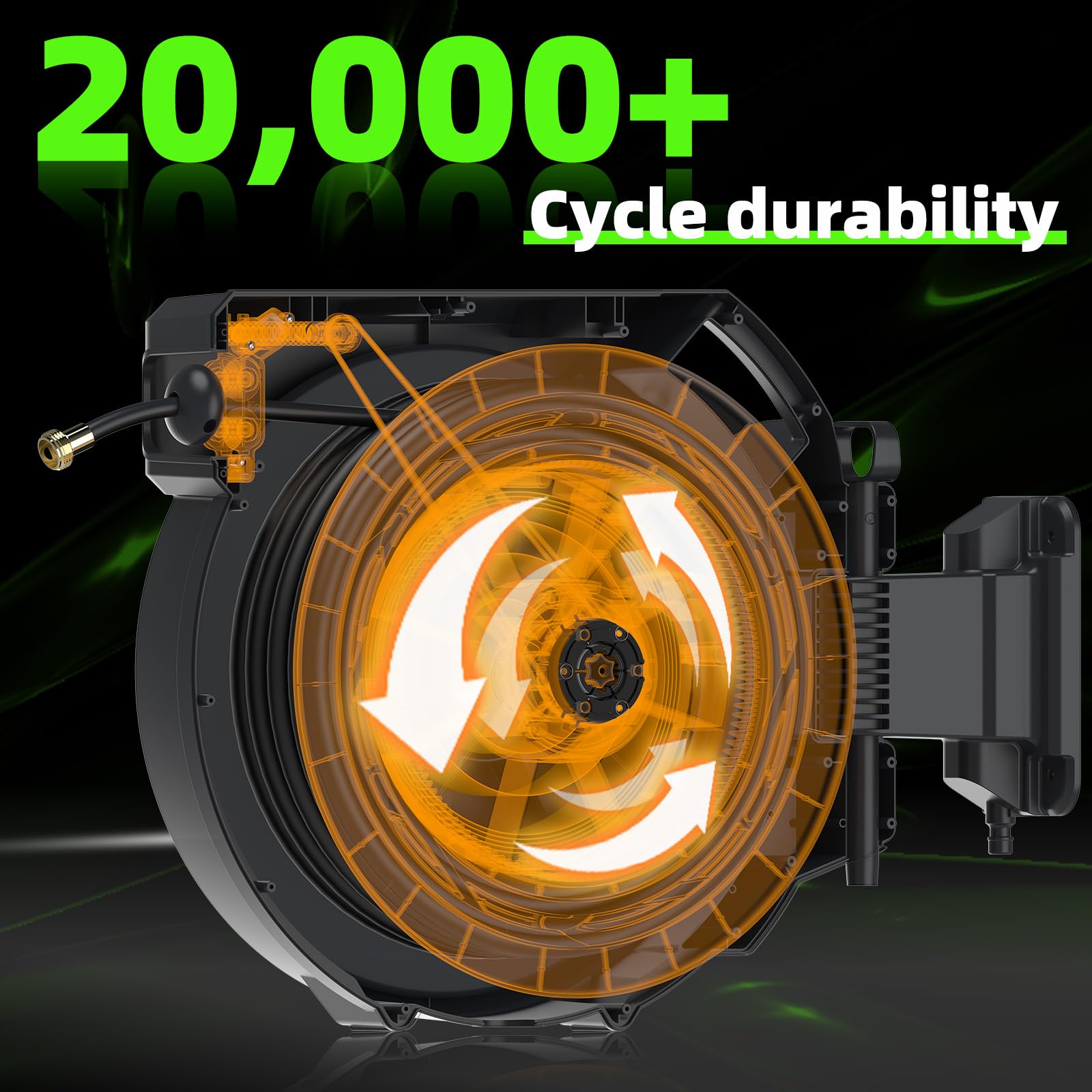 YESTAR 180-degree bracket enabling flexible mounting and broad reach