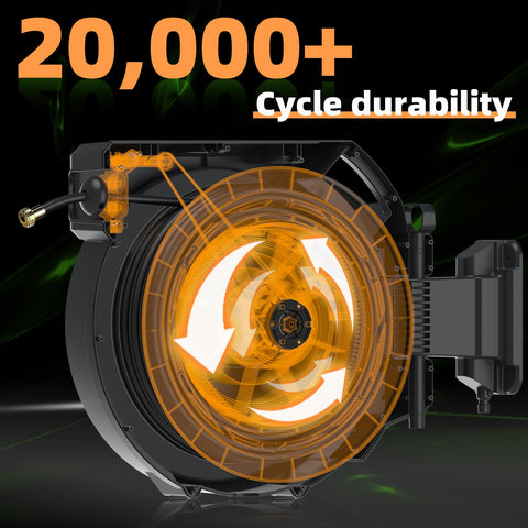 YESTAR any-length lock keeps hose at desired length for efficient watering.