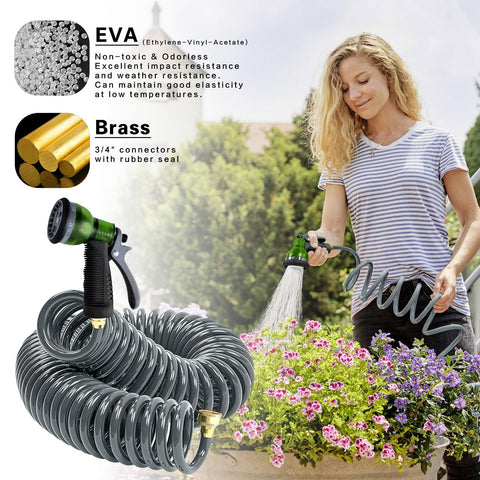 YESTAR brass connector ensures secure, leak-free water flow at the spigot.