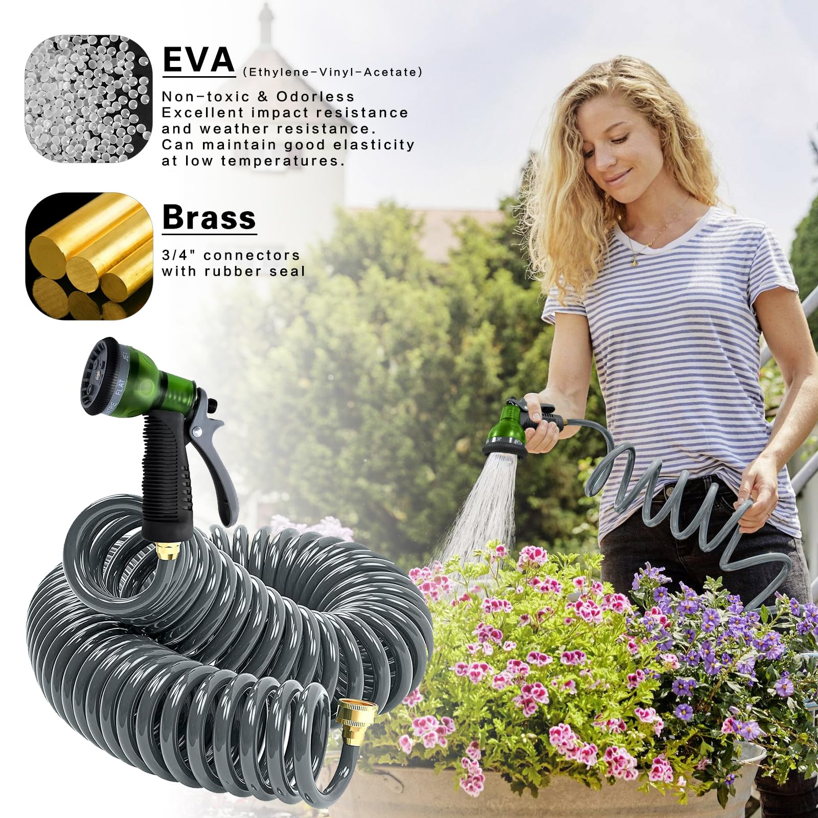 YESTAR brass connector 3/4-inch ensures secure, leak-free connections